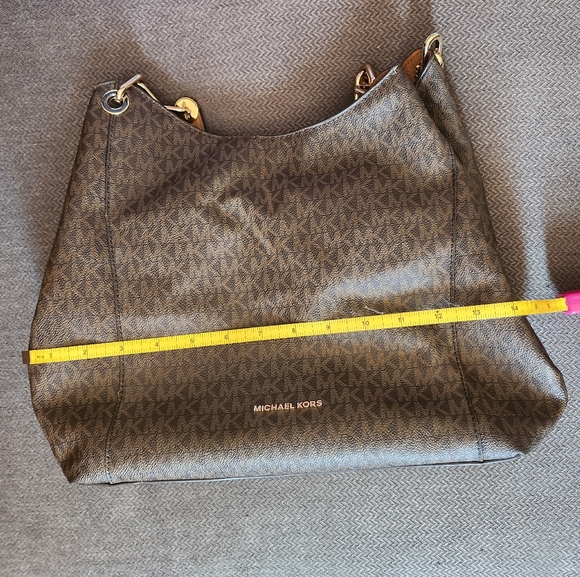 Michael Kors - Brown & Gold Multi Pocket Bag - Picture 8 of 8